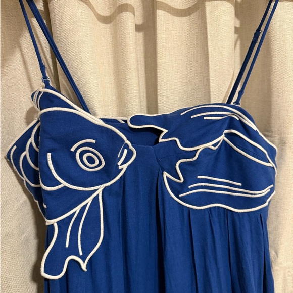 FARM Rio Blue Fish Dress - Picture 8 of 9